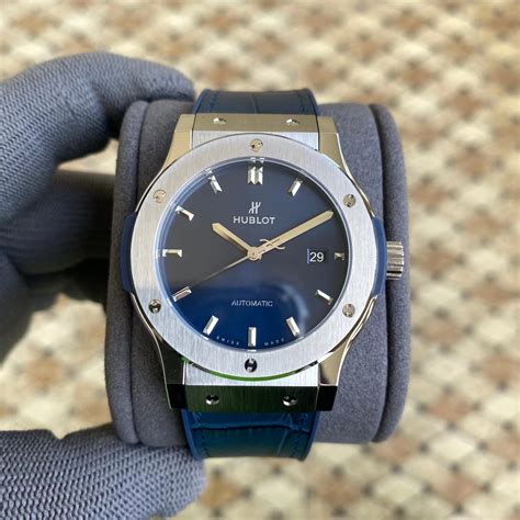 hublot classic fusion blue replica|Hublot classic fusion movement.